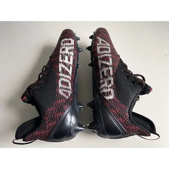 Adidas Adizero Scorch Louisville Football Cleats Black Red GY5648 Men’s Sz 13.5 - Picture 8 of 11